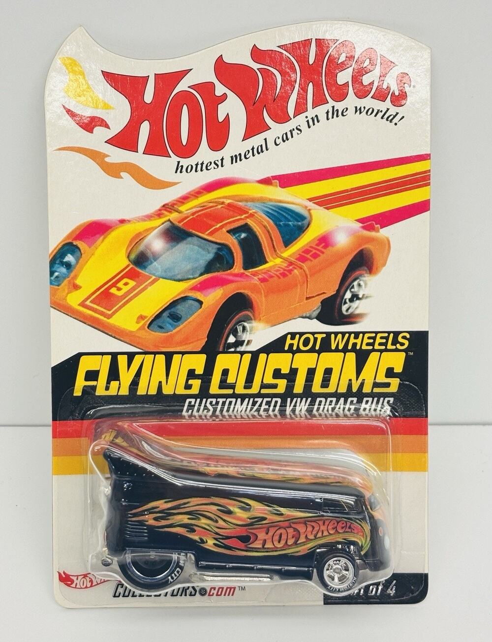 Hot Wheels RLC Flying Customs Customized VW Drag Bus Black 9061/12500 Protector
